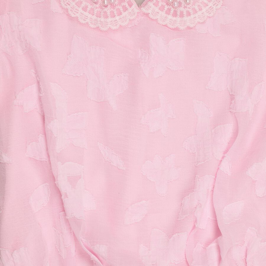 Girls' T-Shirt , Light Pink, large