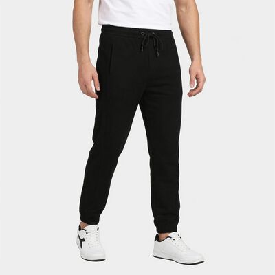 Men's Black Jogger Fit Track Pants