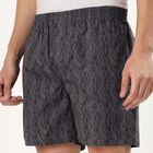 Men's Charcoal Black Inner Elastic Cotton Boxer, Dark Grey, small image number null