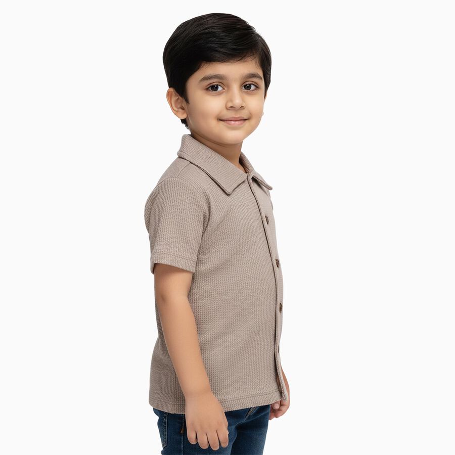 Boys' Casual Shirt, गहरा पीला, large image number null
