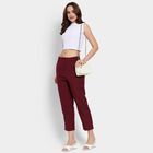 Ladies' Trousers, वाइन, small image number null