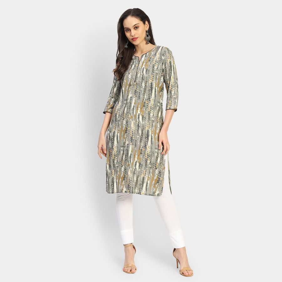 Ladies' Kurta, Light Grey, large image number null