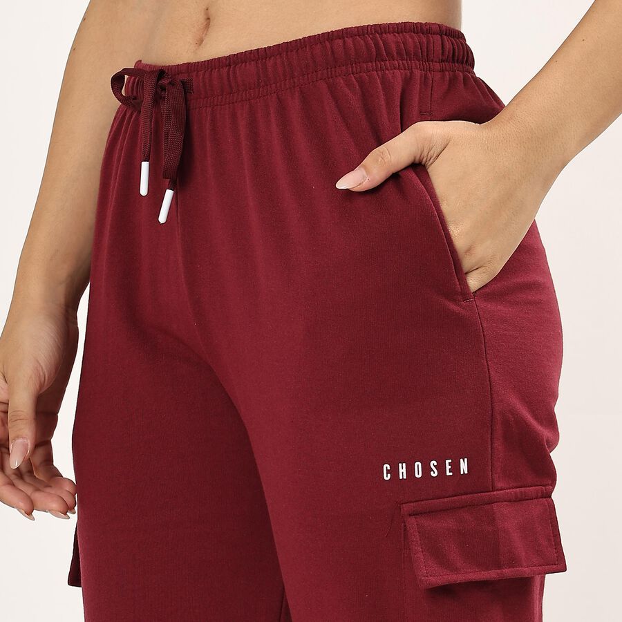 Ladies' Jogger Track Pants , Wine, large image number null