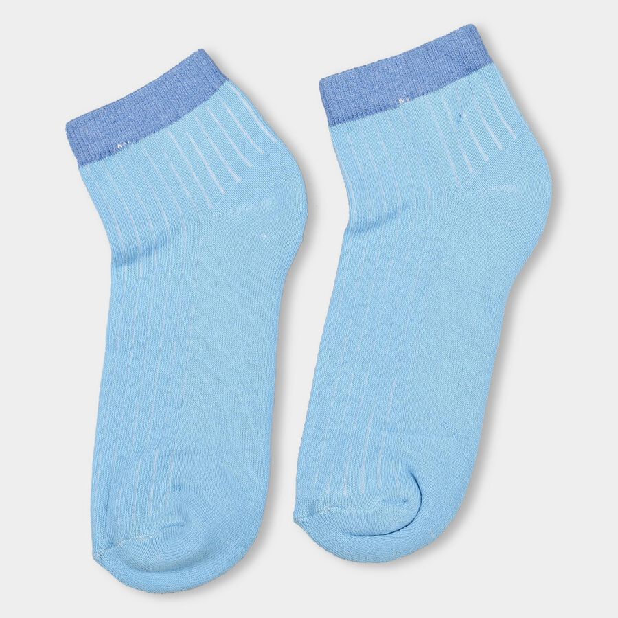 Men'sSocks, Mid Blue, large image number null