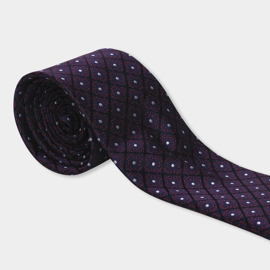 पॉलिएस्टर टाई, Purple, large image number null