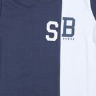 Boys' Knit Baba Suit, Navy Blue, small