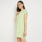 Ladies' Nighty, हल्का हरा, small image number null