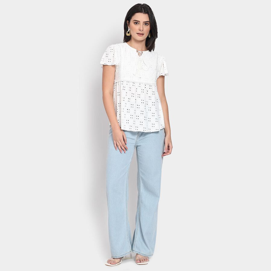 Ladies' Top , White, large image number null