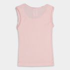 Girls' 100% Cotton Vest, पीच, small image number null