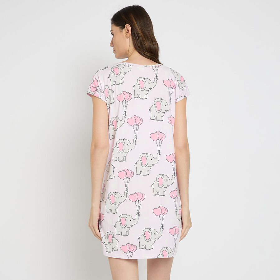 Ladies' Nighty , Light Pink, large image number null