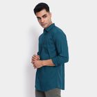 Men's 100% Cotton Casual Shirt, Dark Green, small image number null