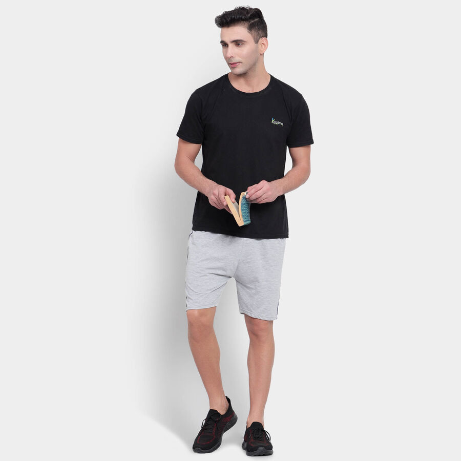Regular Length Bermuda, Melange Light Grey, large image number null