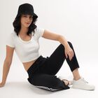 Ladies' Regular Track Pants , काला, small image number null
