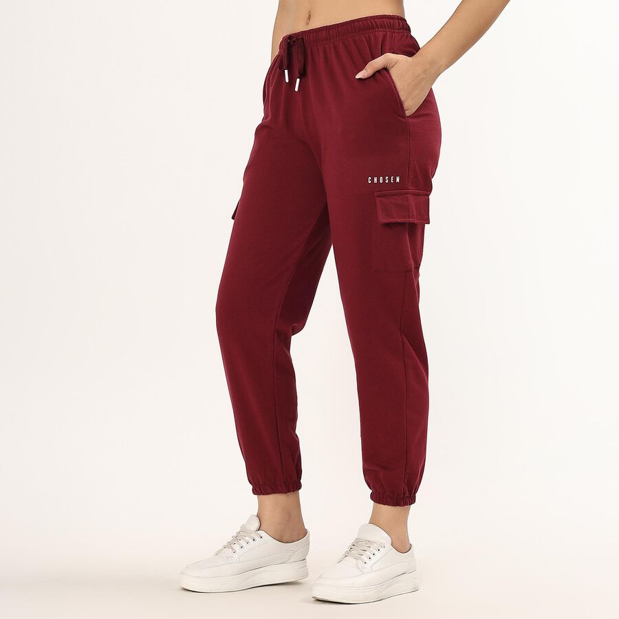 Ladies' Jogger Track Pants , Wine, large image number null