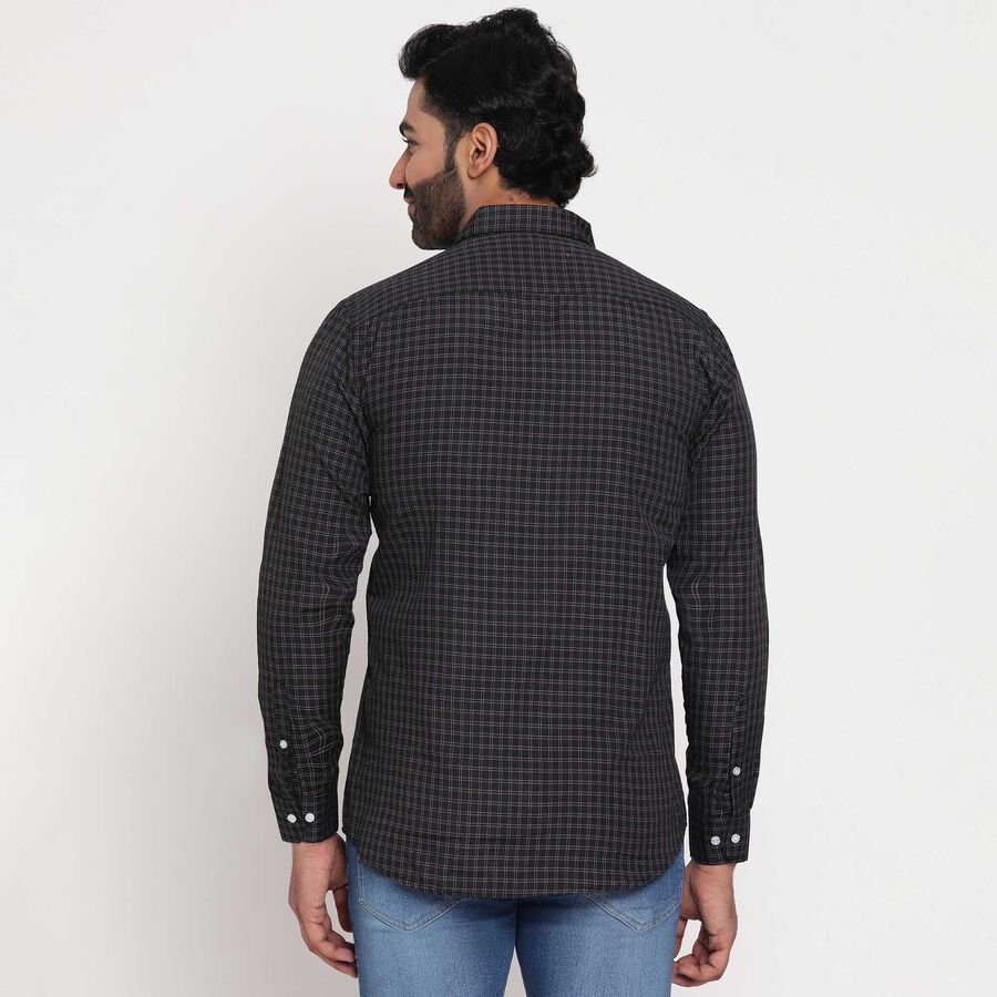 Checks Casual Shirt, Navy Blue, large image number null