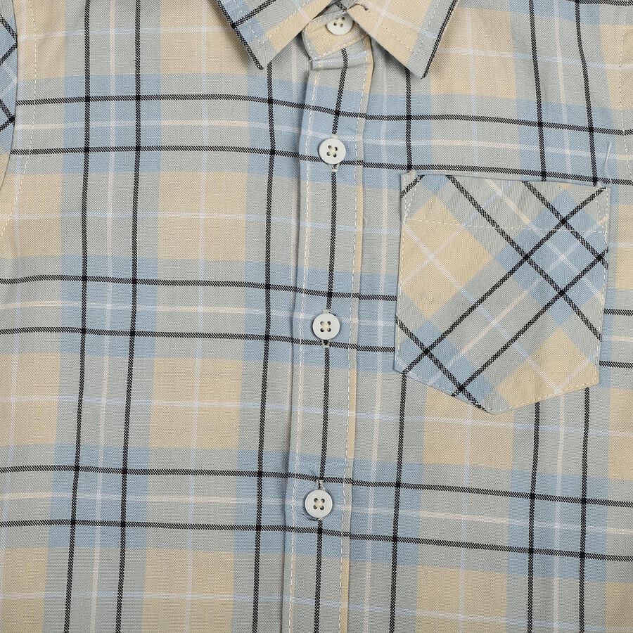 Boys' Casual Shirt, गहरा पीला, large
