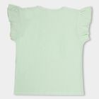 Girls' 100% Cotton T-Shirt , Light Green, small image number null