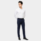Men's White Formal Shirt, सफ़ेद, small