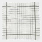 Men's Dark Grey Checked Pack of 3 Handkerchief, गहरा ग्रे, small