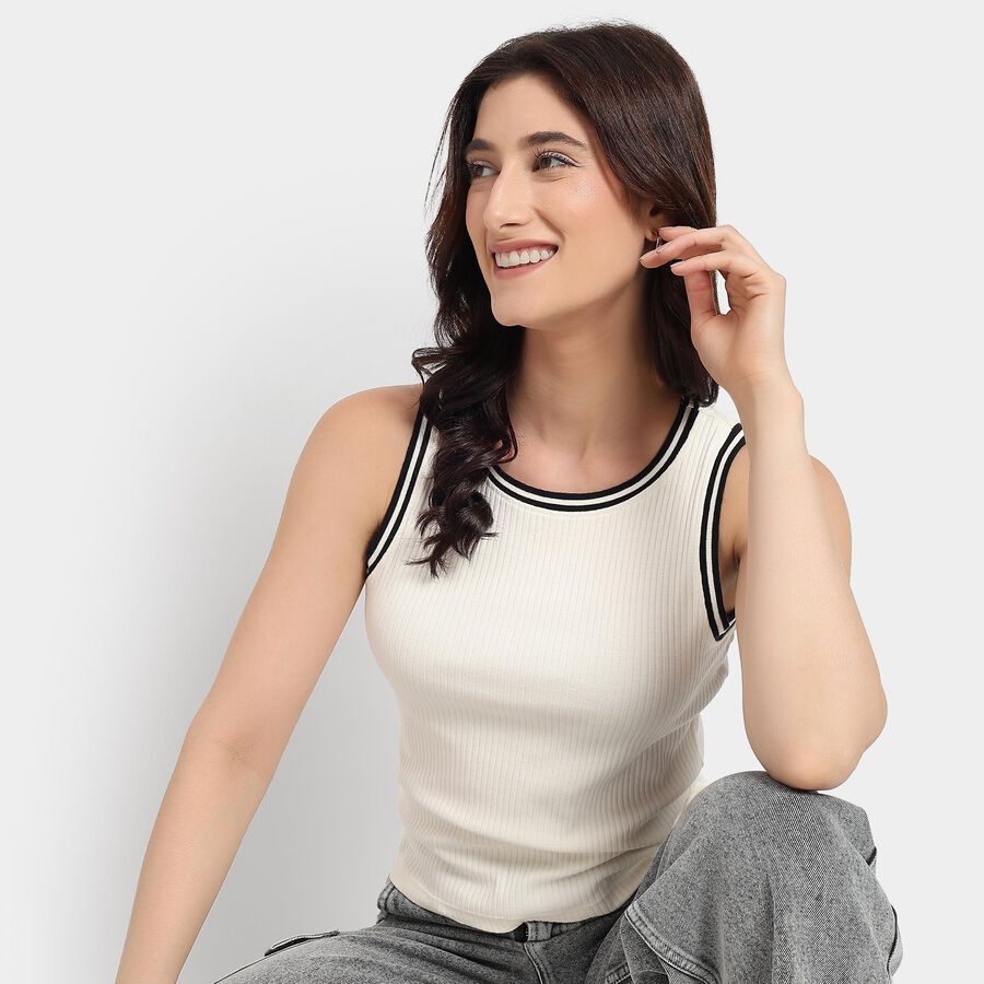 Ladies' Tank Top, Off White, large image number null