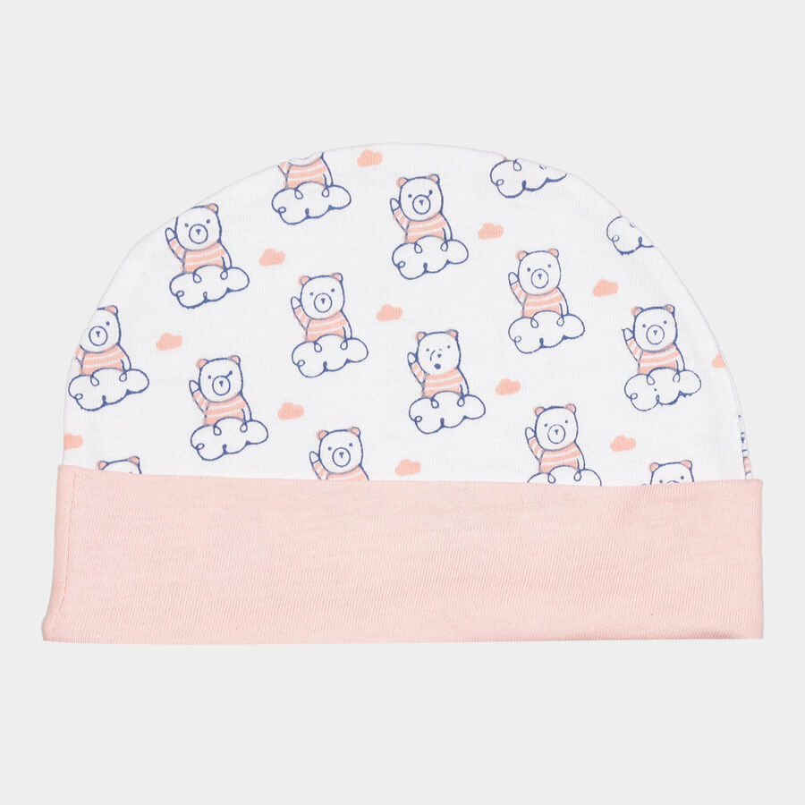 Infants Cotton Printed Baby Gift Set, White, large image number null