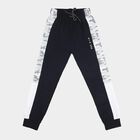 Boys' Navy Blue Jogger Fit Camo Side Panel Pyjama, Navy Blue, small