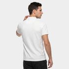 Men's White Round Neck Regular Drifit T-Shirt, सफ़ेद, small