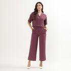 Women's Soft Dusty Pink Geometric Printed Co-ord Set, Light Pink, small