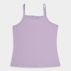 Girls' 100% Cotton Vest (Pack of 2), लाइलेक, small image number null