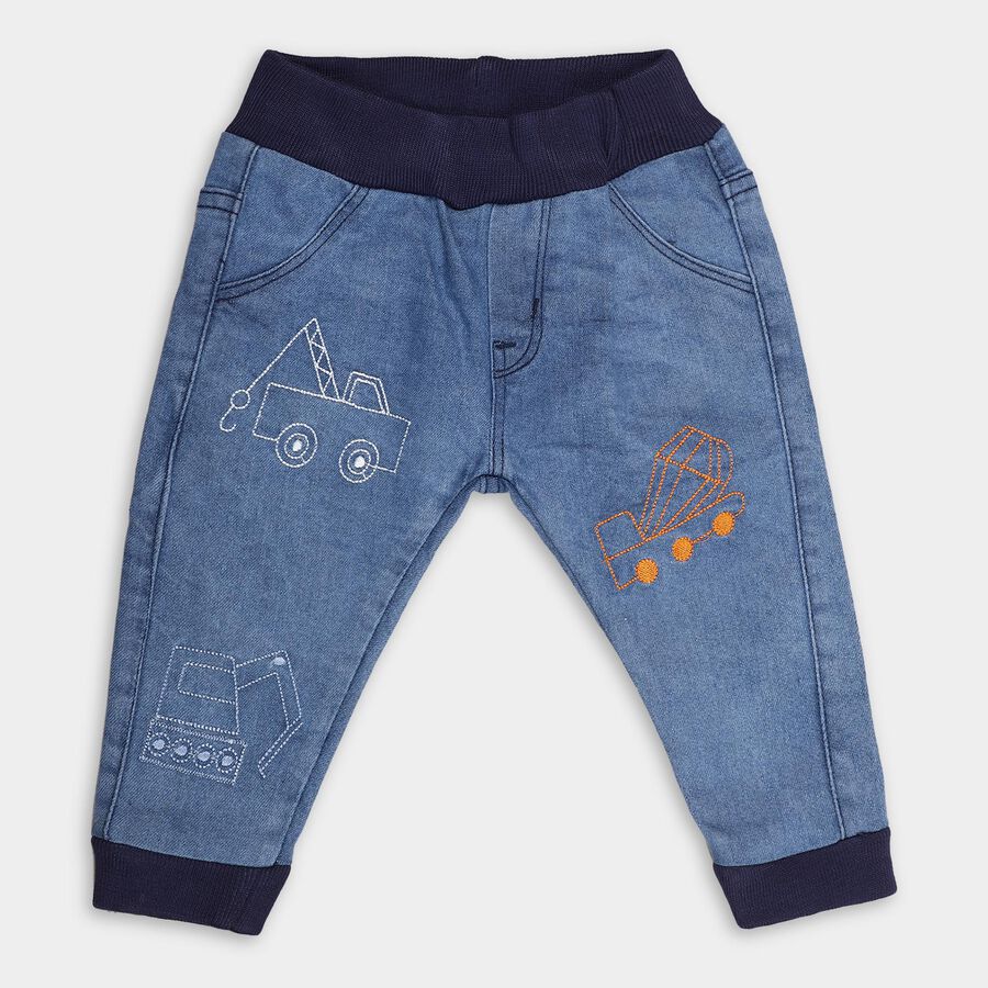 Infants' Jeans, Melange Blue, large image number null