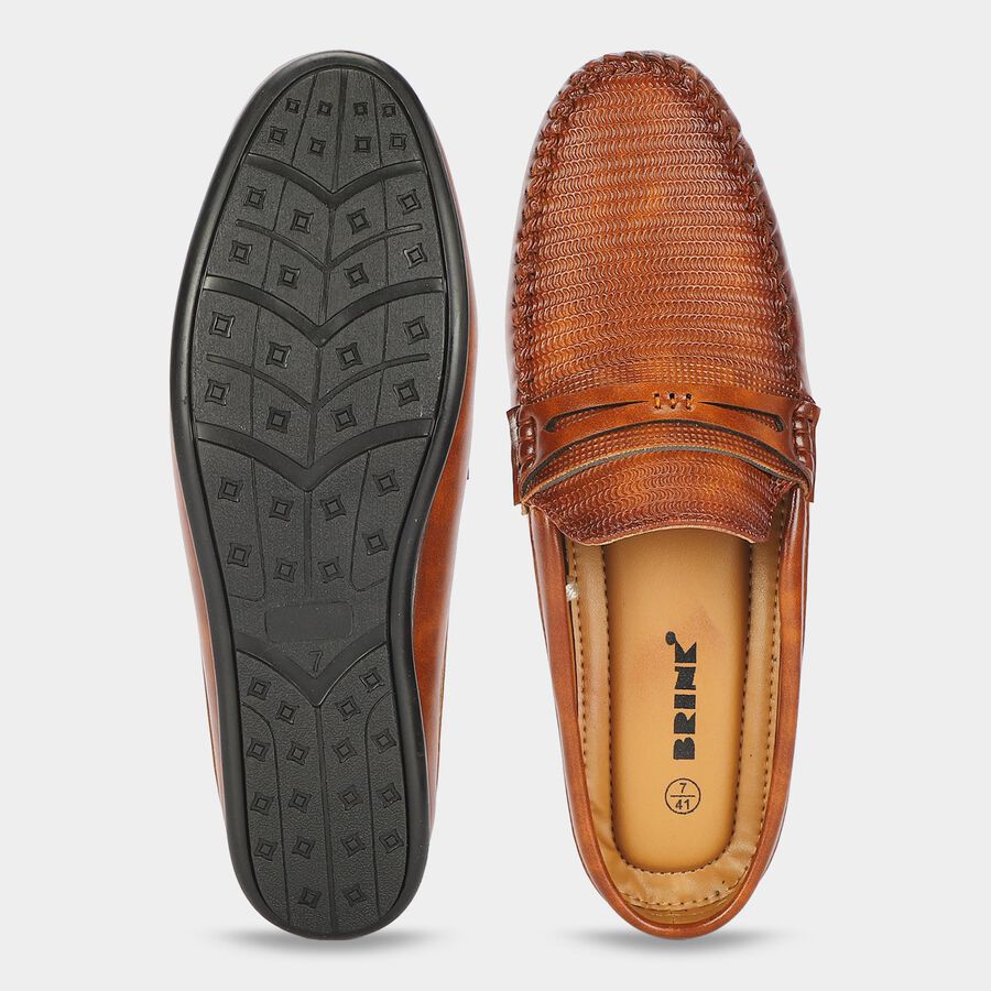 Men's Tan Slip-On Mule Sandals, Tan, large