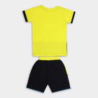 Boys' 100% Cotton Knit Baba Suit , Yellow, small