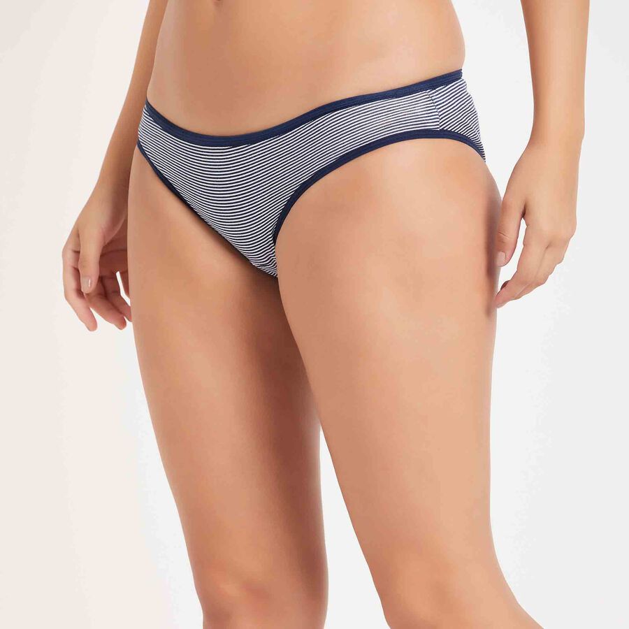 Printed Panty, Navy Blue, large image number null
