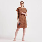 All Over Print Nighty, Brown, small image number null