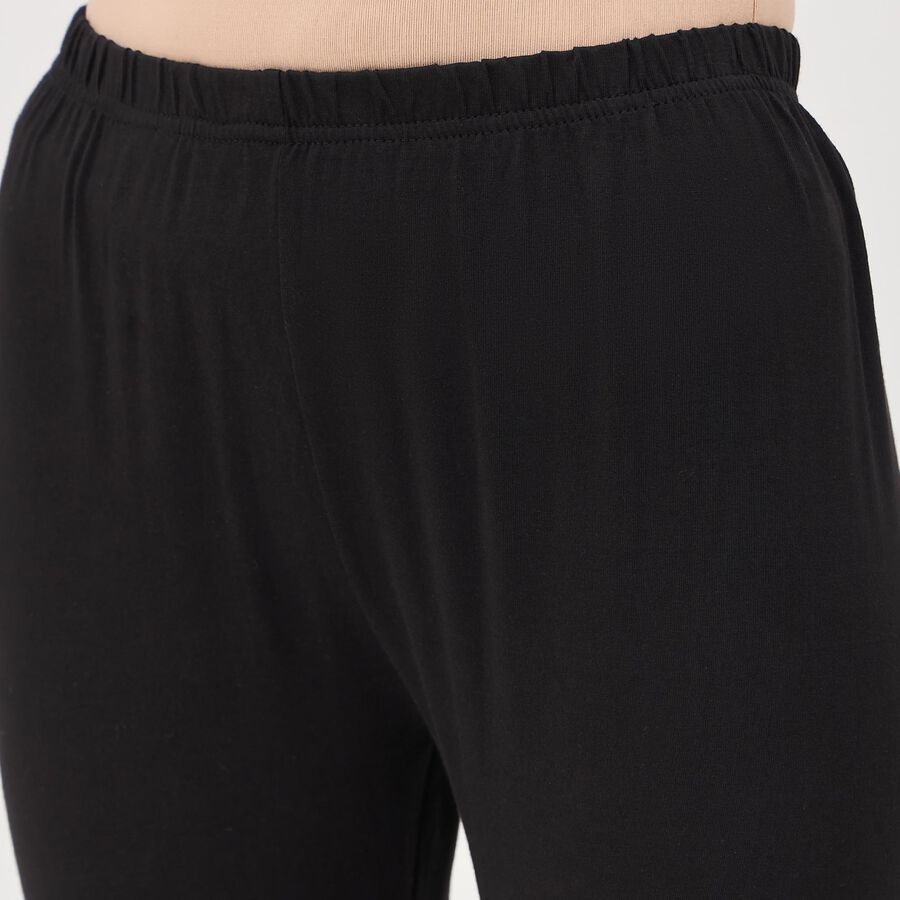 Ladies' Ankle Length Churidar, Black, large image number null