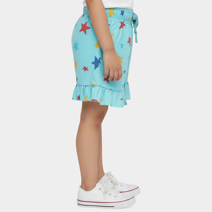 Girls' Shorts, Aqua, large