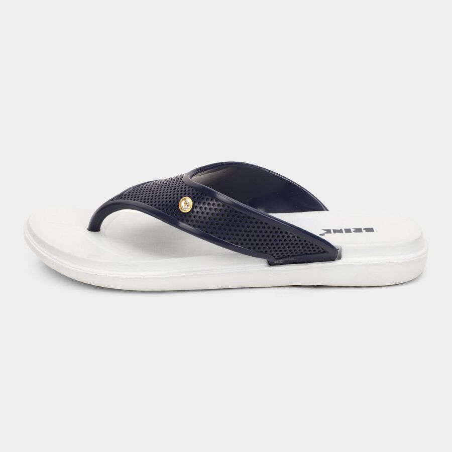 Womens Moulded Sliders, नेवी ब्लू, large image number null