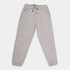 Boys' 100% Cotton Trousers , हल्का ग्रे, small image number null