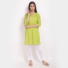 Cotton Printed Kurta, Light Green, small image number null