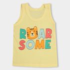 Infants' 100% Cotton Vest, पीला, small image number null