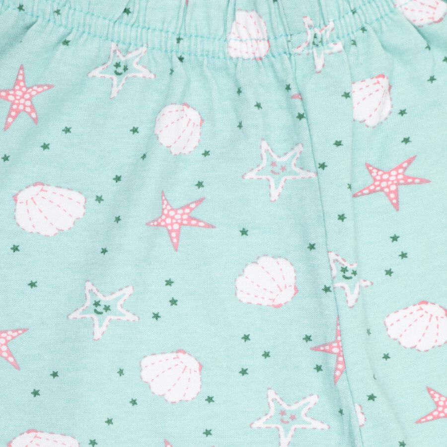 Girls' Pyjama, Aqua, large image number null