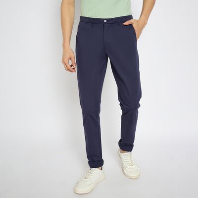 Men's Slim Fit Casual Trousers 