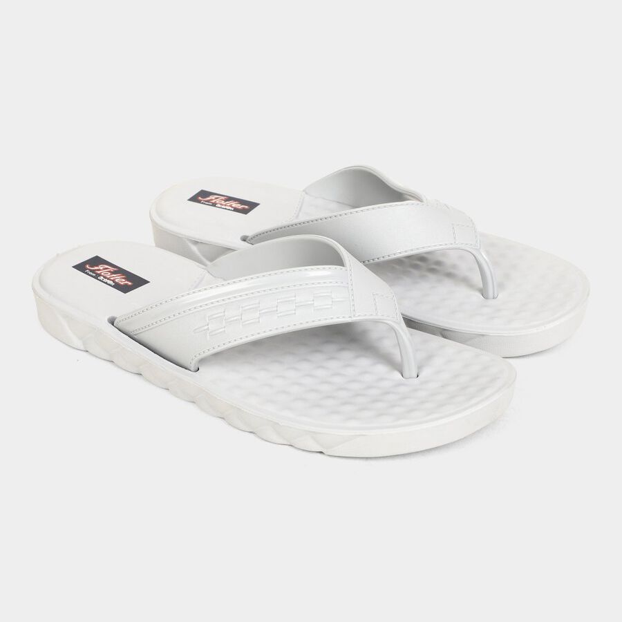 Men's Slippers, Grey, large image number null