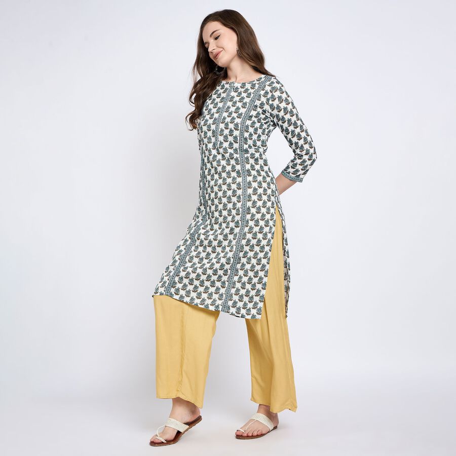 Ladies' Kurta, Off White, large image number null