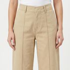 Women's Off White Wide Leg Seam Detail Jeans, Off White, small