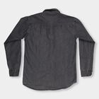 Boys Dusty Charcoal Black Classic Casual Shirt, काला, small image number null