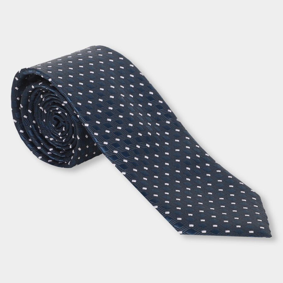 Men's Tie , Navy Blue, large