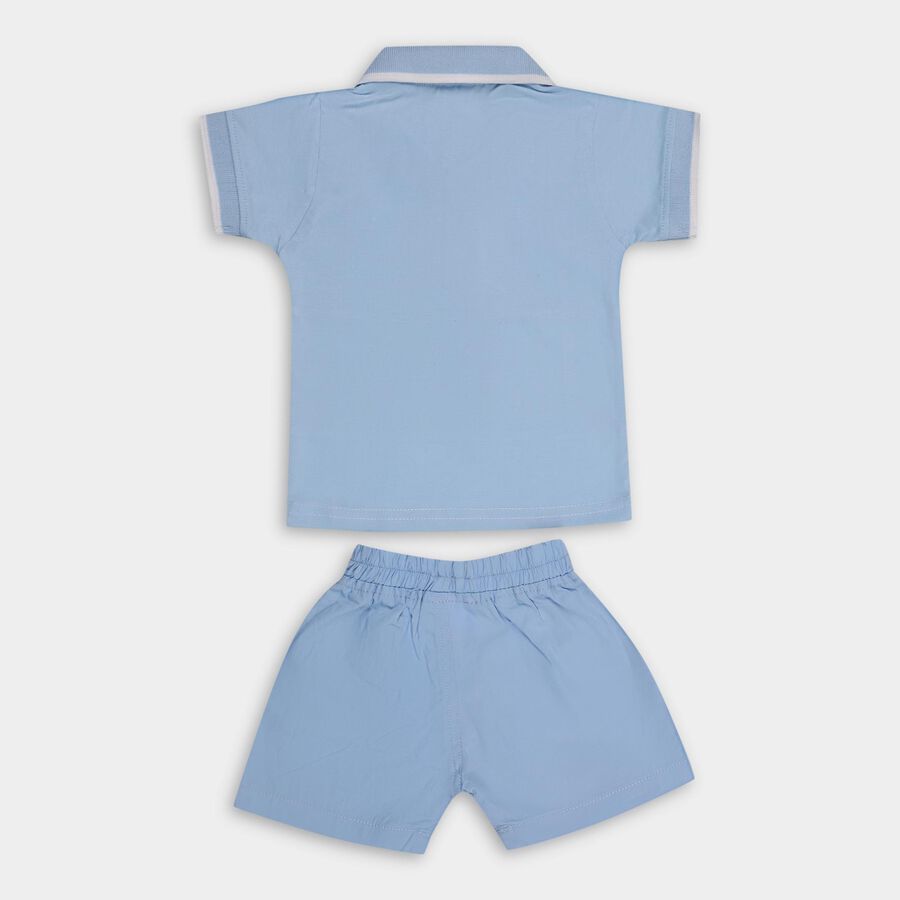 Infant Boys' 100% Cotton Baba Suit , हल्का गुलाबी, large image number null