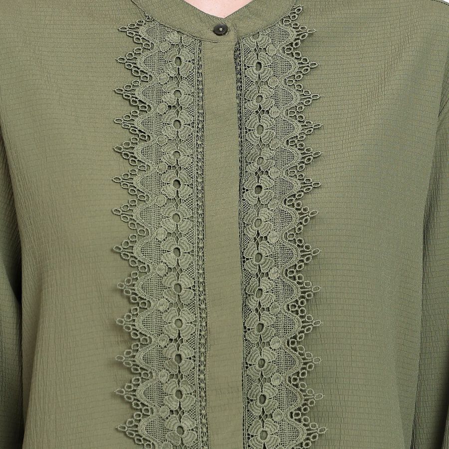 Ladies' Shirt, Dark Green, large image number null