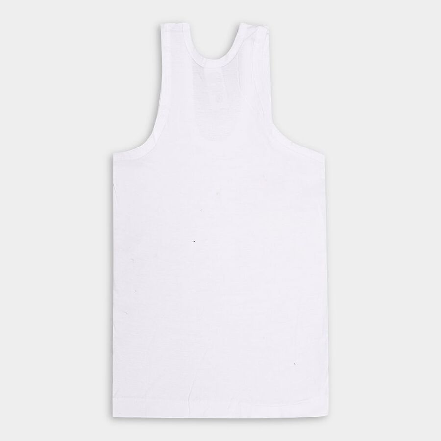 Boys' 100% Cotton Vest (Pack of 2), Light Blue, large image number null